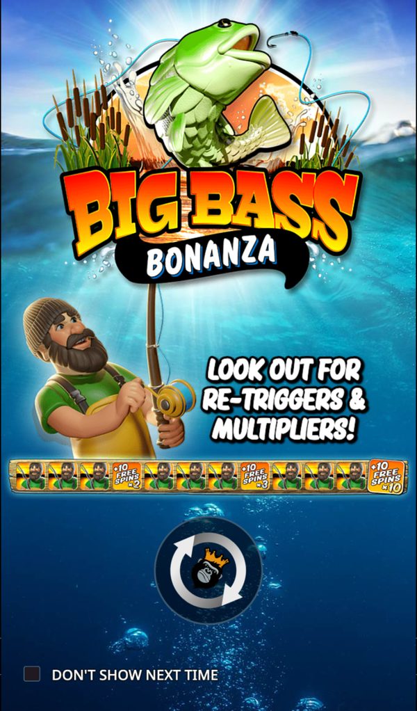 Big Bass Bonanza on mobile